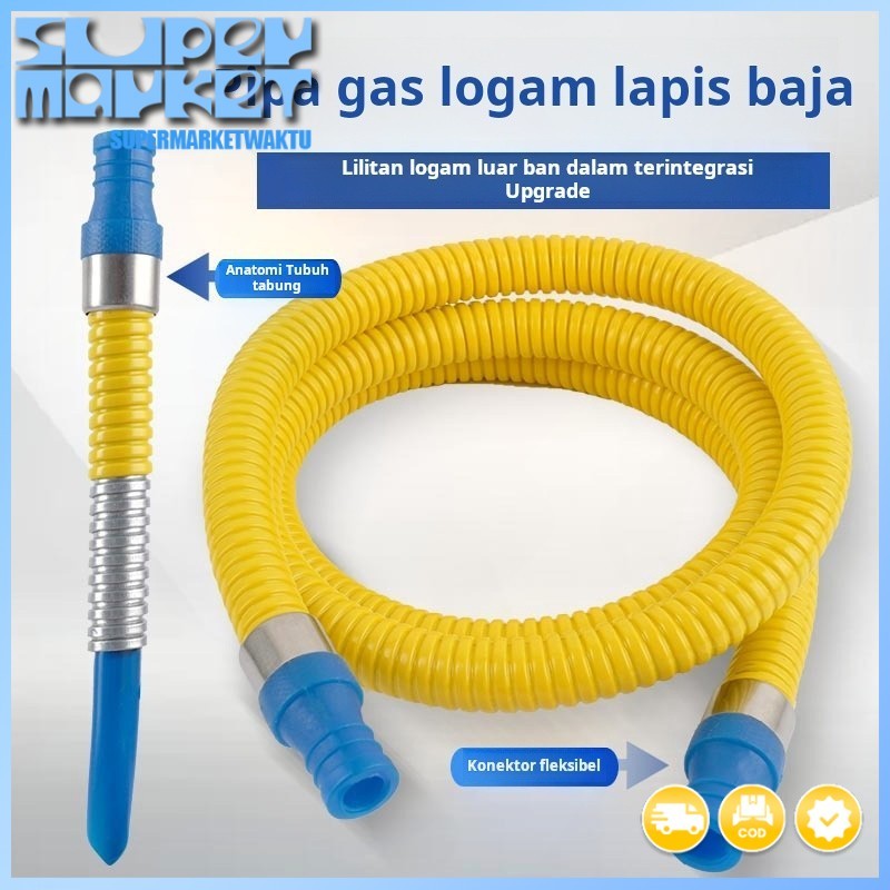 Pipa gas antiledakan rumah tangga pipa gas alam gas cair pipa gas pemanas air kompor gas pipa penghu