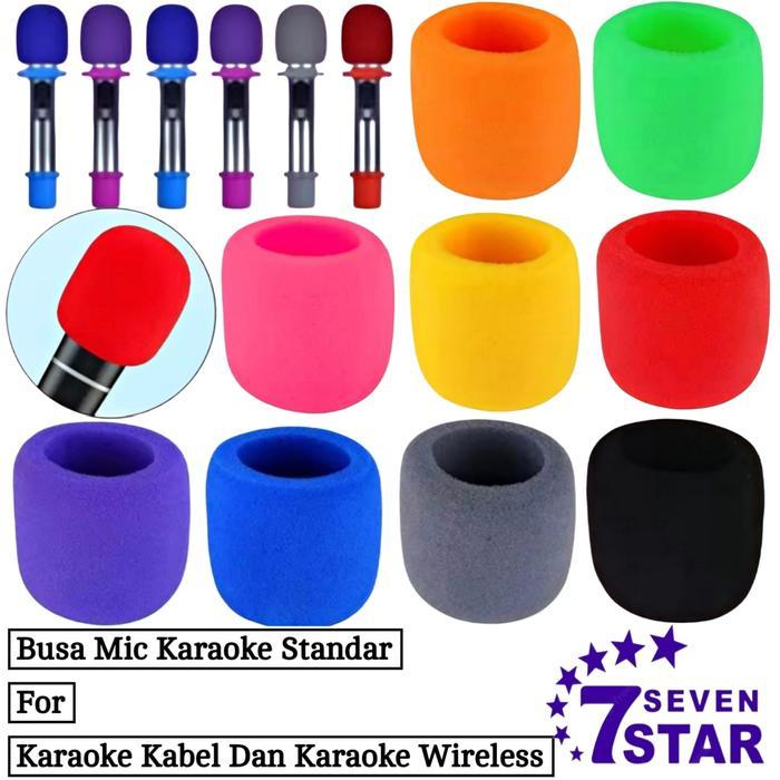 Cover Busa Mic Karaoke / Sarung Busa Mic Karaoke / Foam Microphone Karaoke - Busa Mikrofon Karaoke