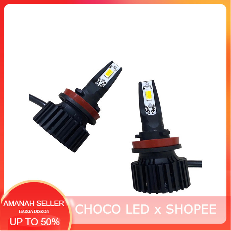 Lampu Kabut Mobil Foglamp Led Mobil 3 Warna H8 H9 H11 HB3 HB4 super Terang