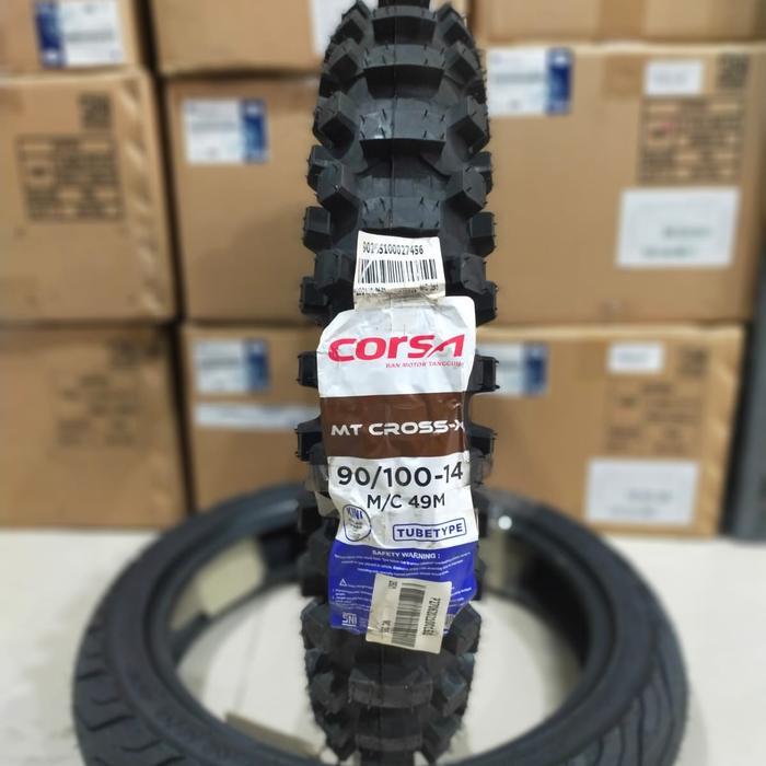 Ban Motor Corsa MT Cross X Ring 14 Tubetype BUKAN Tubless 70/100 90/100 - 90/100-14
