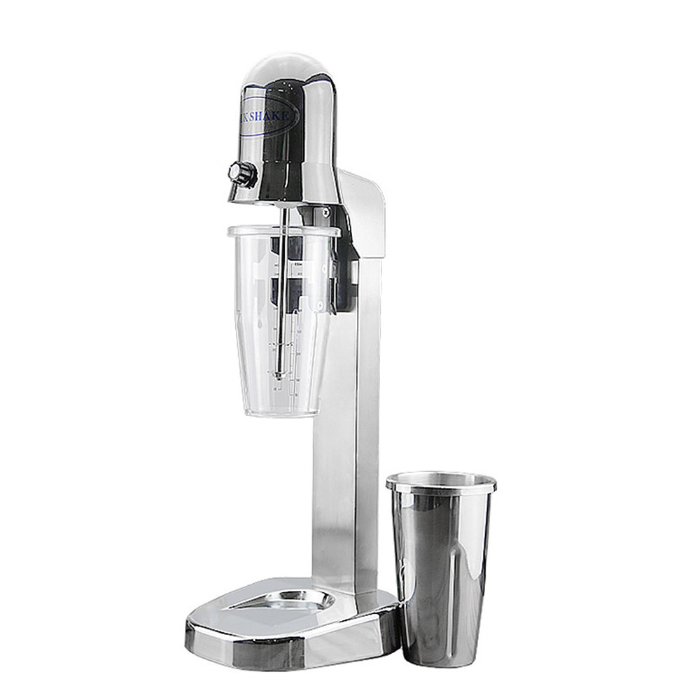 JIQI 220V Stainless Steel Commercial Smoothie Blender Food Processor Electric Milkshake Beverage Mix