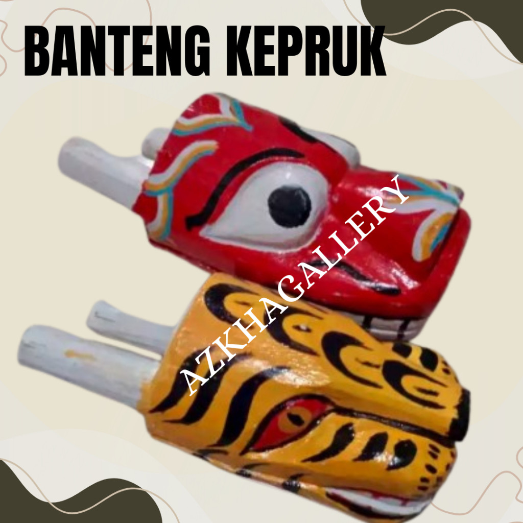 Topeng Barongan Barongan Kepruk Harimau Mainan Tradisional Caplokan Jaranan Kepala Barongan Bantenga