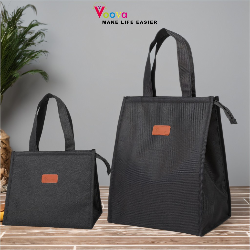 VOOVA Tas Bekal Makanan/ Tas Alumunium Tahan Panas/ Lunch Bag