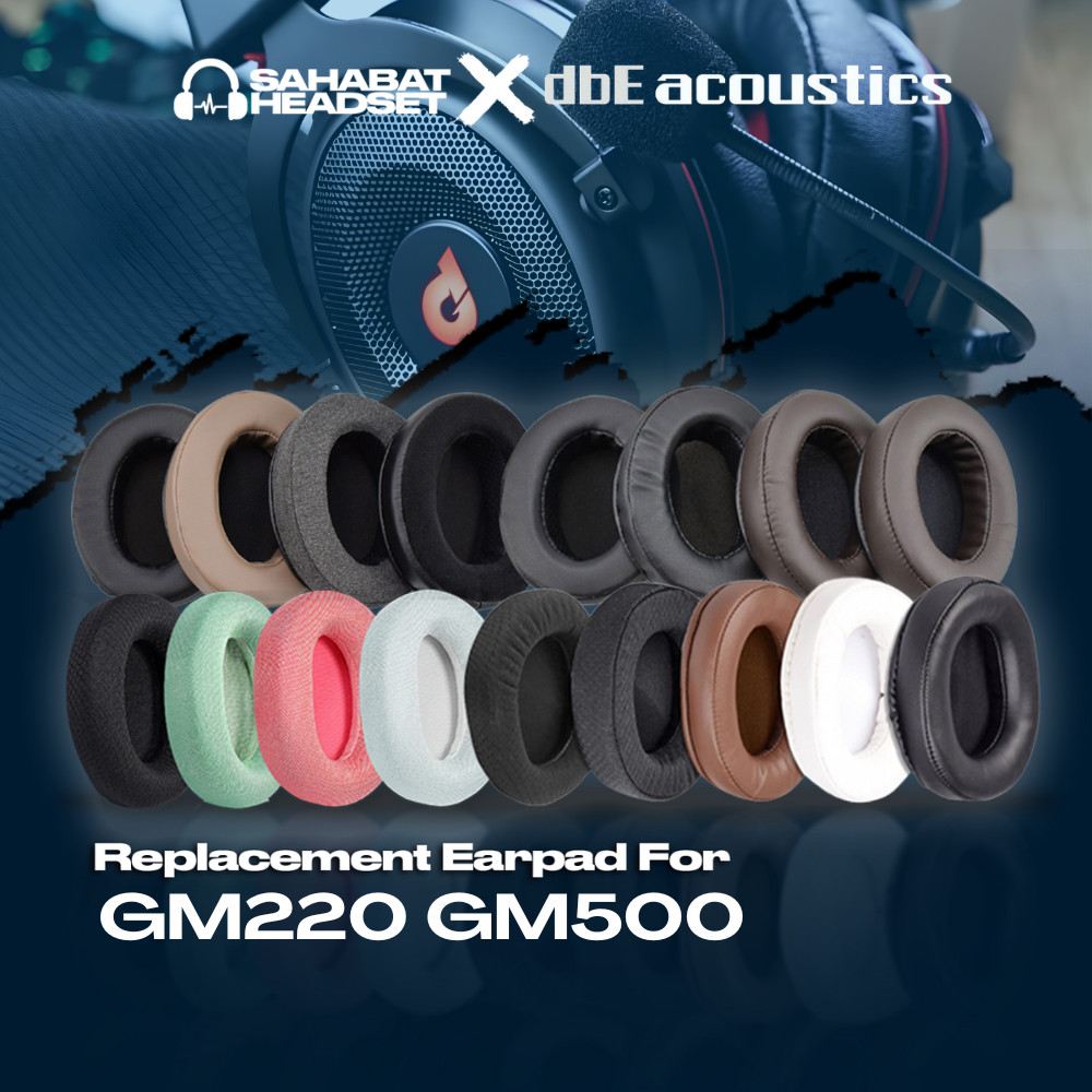 Earcup Earpad Ear Cushion DBE GM220 GM500 GM 220 GM 500 Busa Bantalan Foam Pad