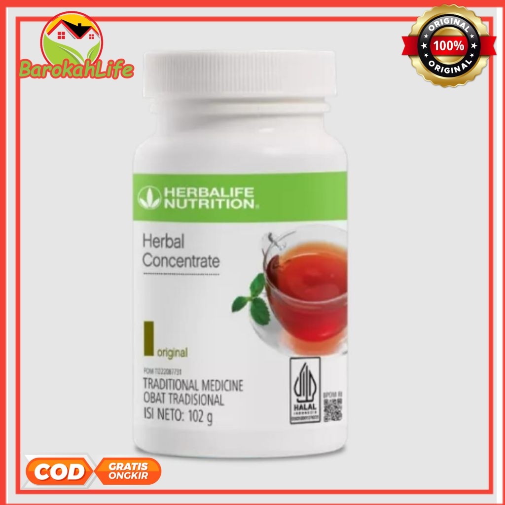 Herbalife Original 100% Herbalife Teh Thermo CONCENTRATE Original (100% Herbal) Teh Diet Sehat Bpom 