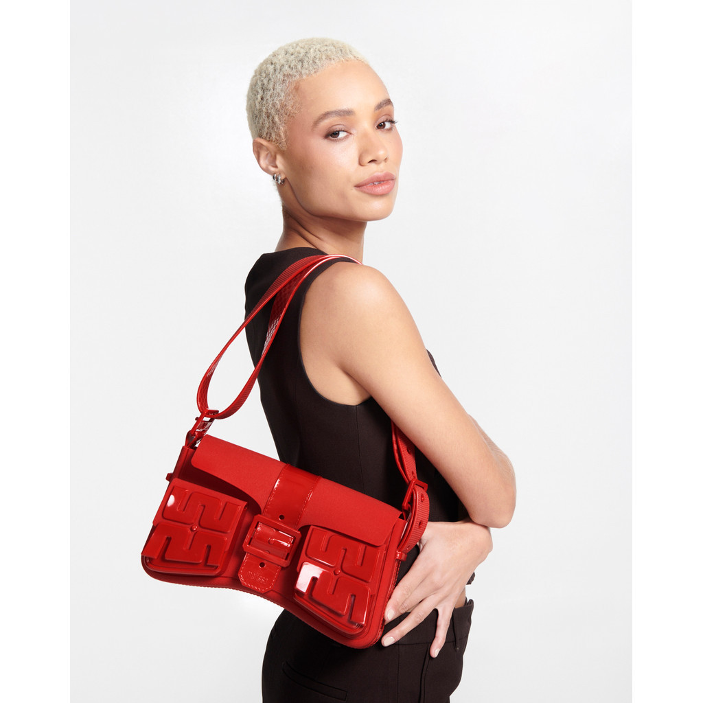 Tas Bahu Wanita Melissa Cargo Bag Red