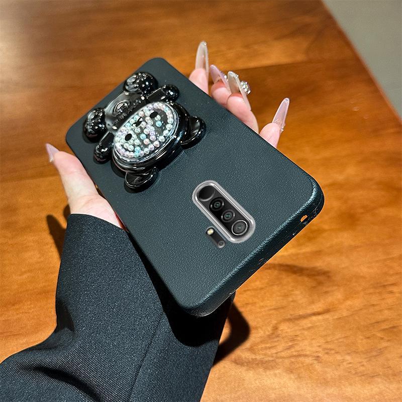 HP Soft Casing Case Silikon Untuk Redmi 9 Redmi9 Casing Phone Cover Beruang Mengurung