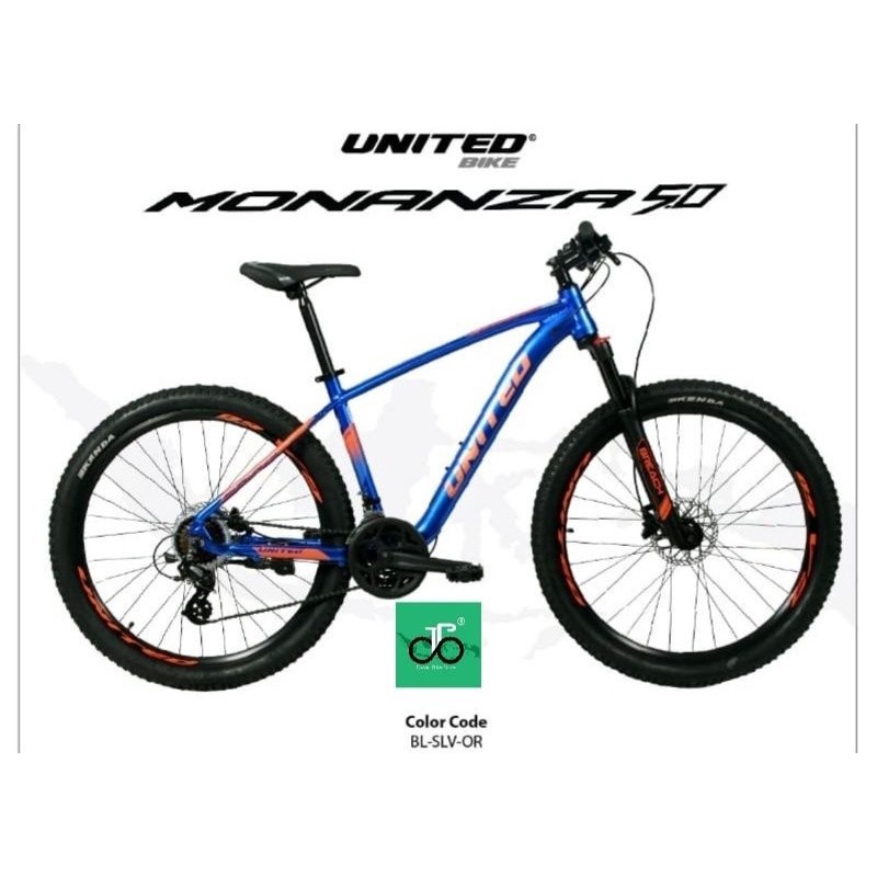 Sepeda MTB 27.5" United Monanza 5.0 NEW 5