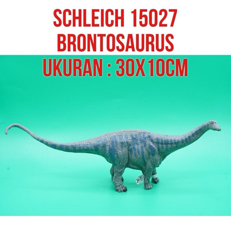 Schleich 15027 Brontosaurus Jurassic Prehistoric Dinosaur Dino Dinosaurus | Besar 30x10cm | Mainan B
