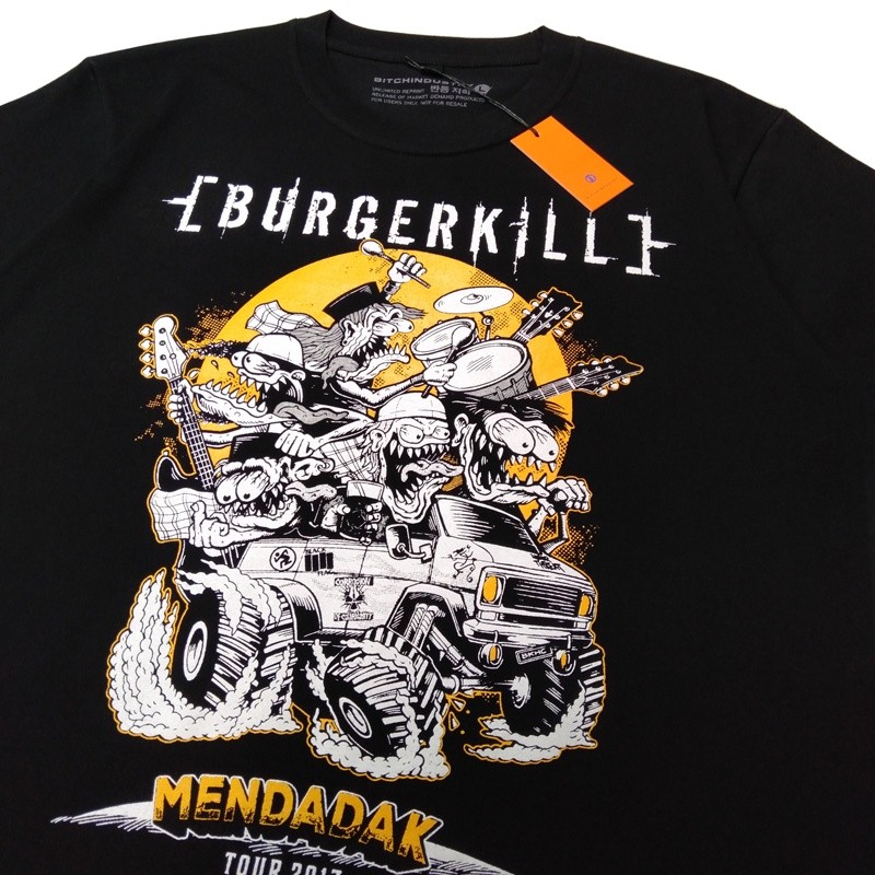 COD Kaos Band Burgerkill Mendadak Tour | Bootleg