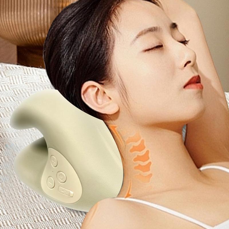 Massage Pillow Reargeable Corrective Massage Shoulder Neck Soothing Pillow with Warmth Electric Mult