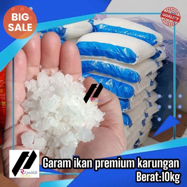 Garam ikan krosok karungan 10kg /garam krosok karungan / garam karungan / garam ikan /garam madura /