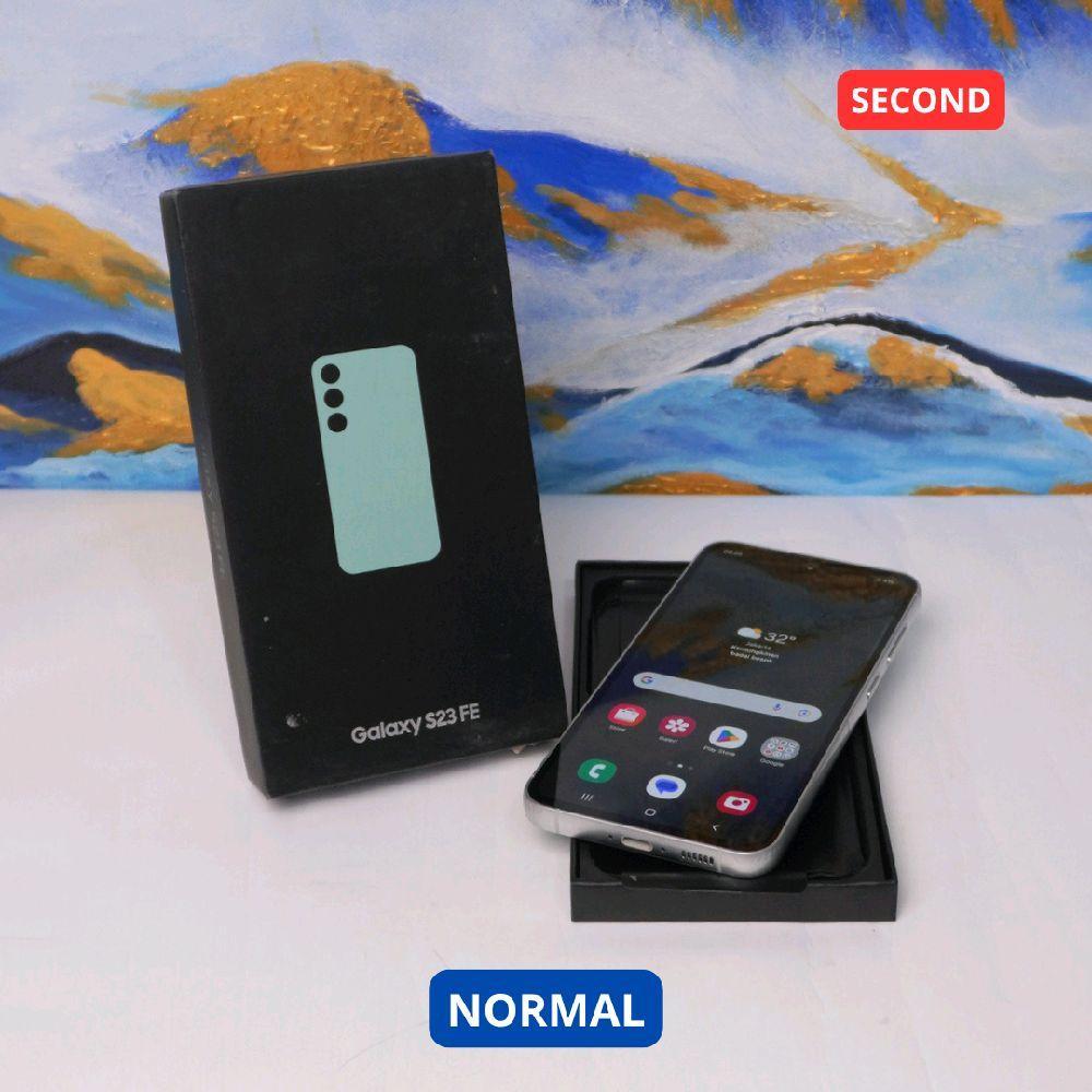 SAMSUNG S23 FE 8/256 GB HP SECOND ORIGINAL SINAR MUTIARA CELL
