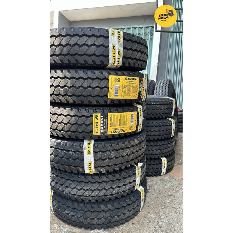 BAN TRUK GITI GAZ891 750 R16 SET (MARSET + BAN DALAM) - BAN KAWAT MURAH - BAN TRUK KAWAT - BAN KAWAT