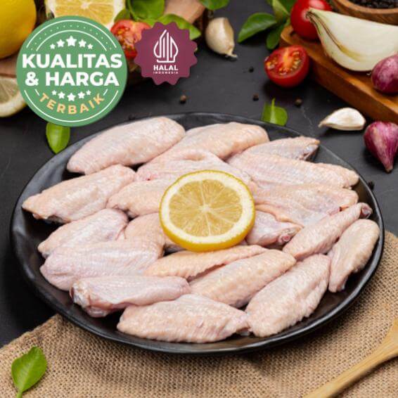 Sayap Ayam Middle Wing  (450 - 500 gram / pack)