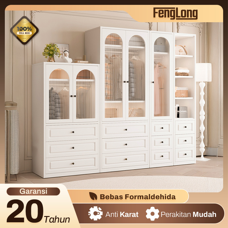 wardrobe lemari pakaian gantung lemari besi pakaian  lemari aluminium pakaian lemari baju besi