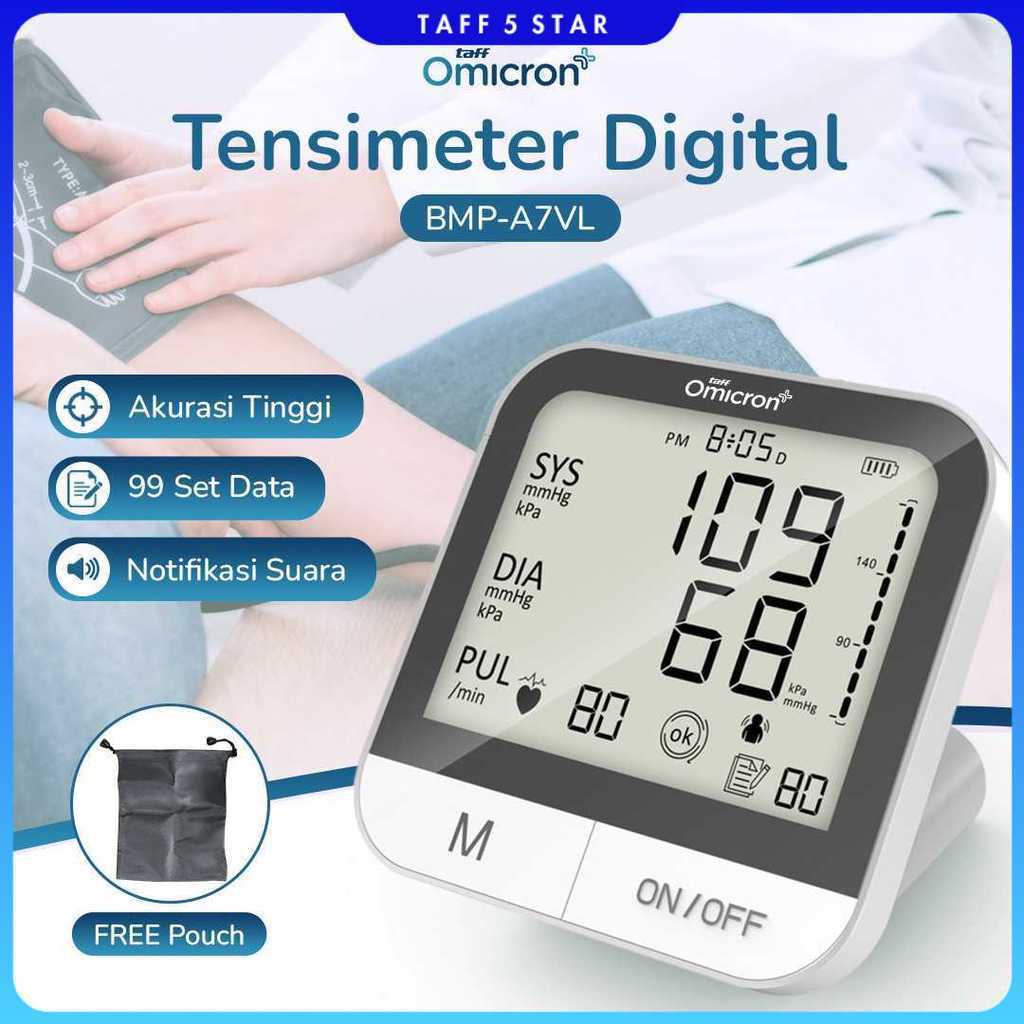 TaffOmicron Tensimeter Digital Pengukur Tekanan Darah English Voice - BMP-A7VL