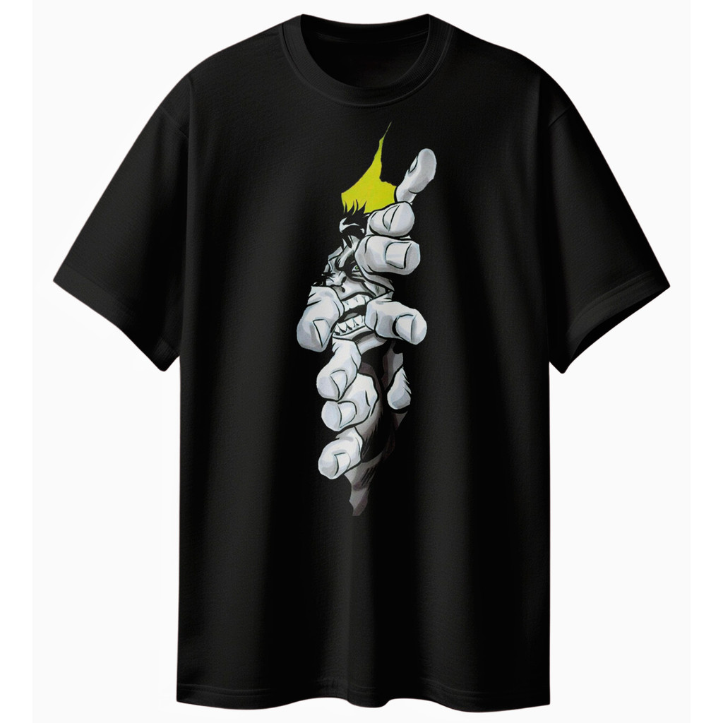 KAOS MARVEL BAJU DEWASA HULK BREAKING THROUGH WALL ART PREMIUM 24S