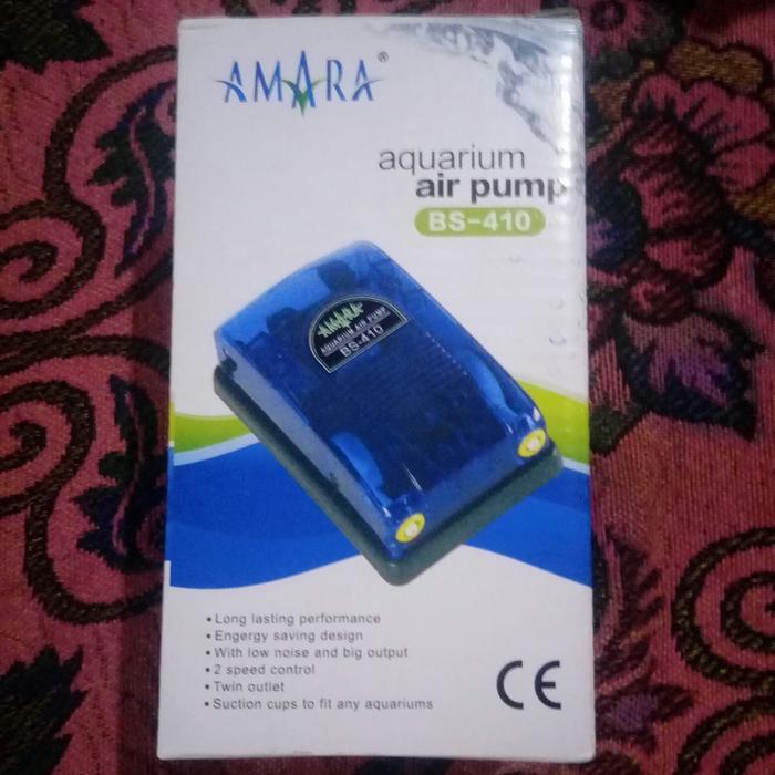 Pompa Aerator Aquarium 2 outlet AMARA BS-410