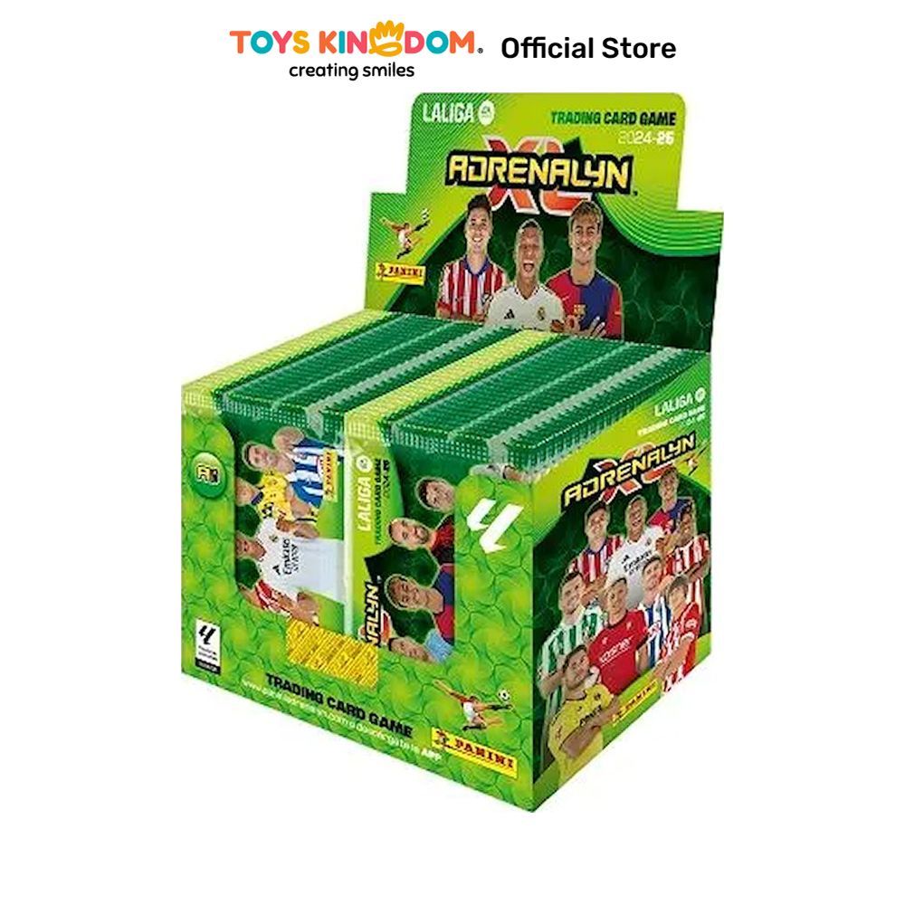 Toys Kingdom Panini Kartu Laliga 2024-2025 Adrenalynxl Booster Set 6 Pcs Random Kids Toy Playing Tra