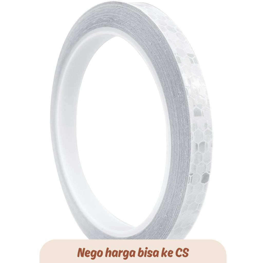 LL Roadstar White Reflective Bicycle Safety ning Tape Sticker for Enhanced Visibility Car & Bike Use