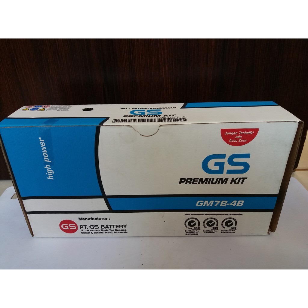 Aki Motor Accu Motor GM7-4B GS ASTRA