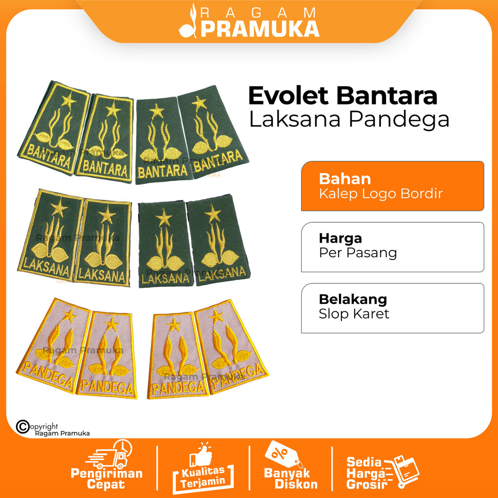 Tku Bantara Pramuka Bordir / Tku Laksana Pramuka Bordir / Tku Pandega Pramuka Bordir
