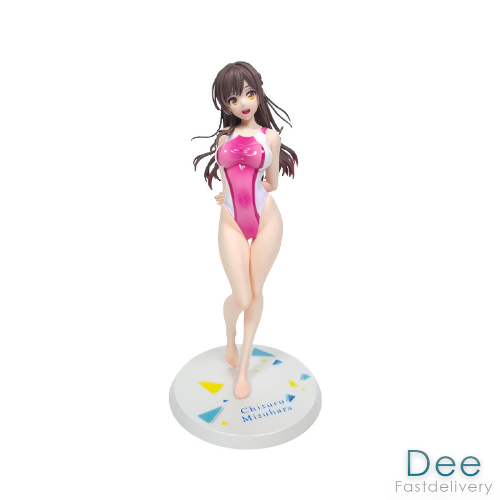 Chizuru Mizuhara School Swimsuit Kanojo Okarishimasu 26cm Action Figure PVC D-MYN017