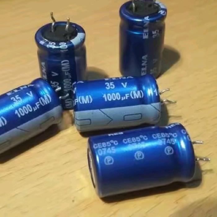 Elko Elco 1000uF/35v 1000uf 35v Elna series BERKUWALITAS...