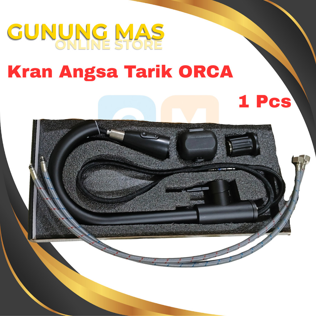 ORCA Kran Angsa Tarik Fleksibel // Keran Cuci Piring // Kran Air Cuci Piring
