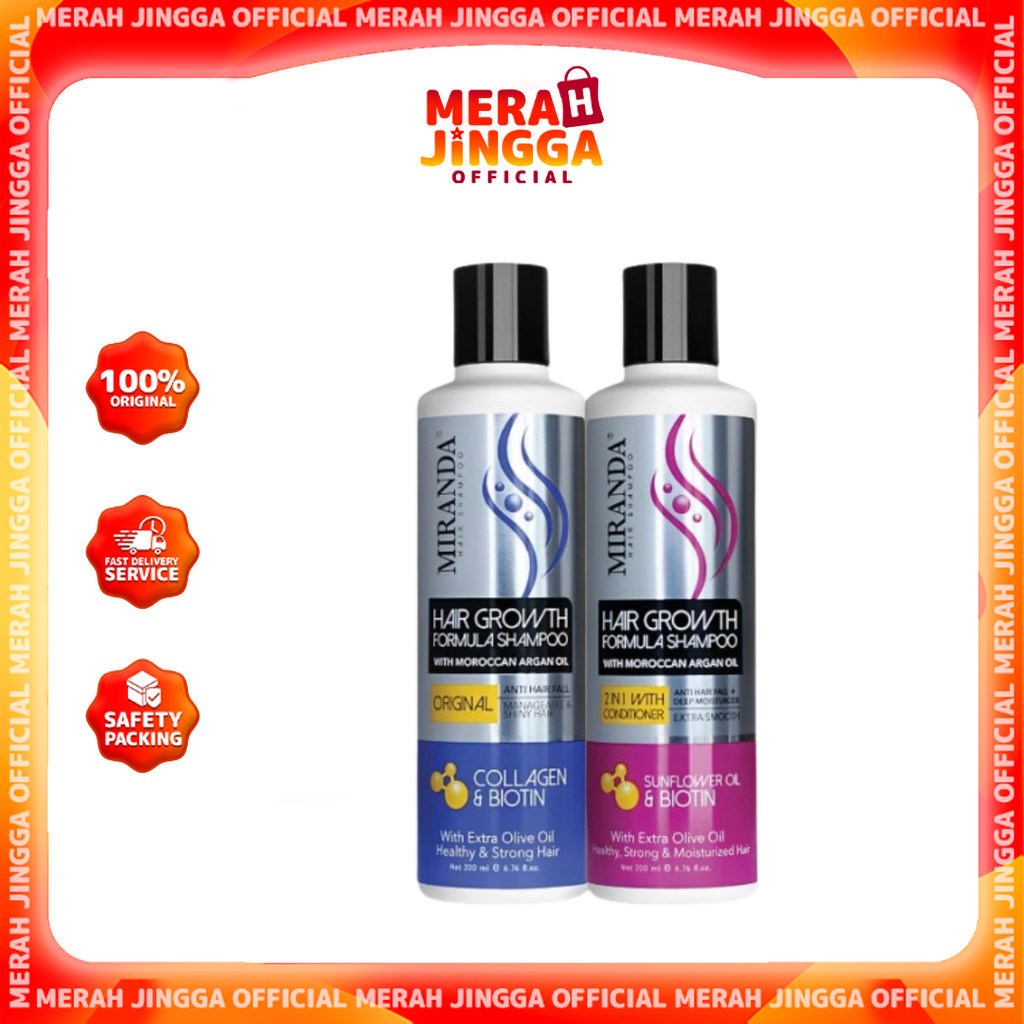 Miranda Hair Growth Biotin Shampoo | Merah Jingga Official