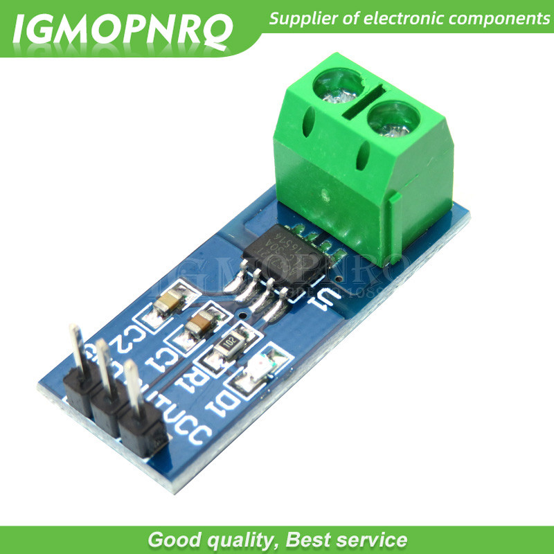 1pcs 30A Range Current Sensor Module ACS712 ACS712ELC-30A Chip Module ACS712-30A module ACS-712-30A