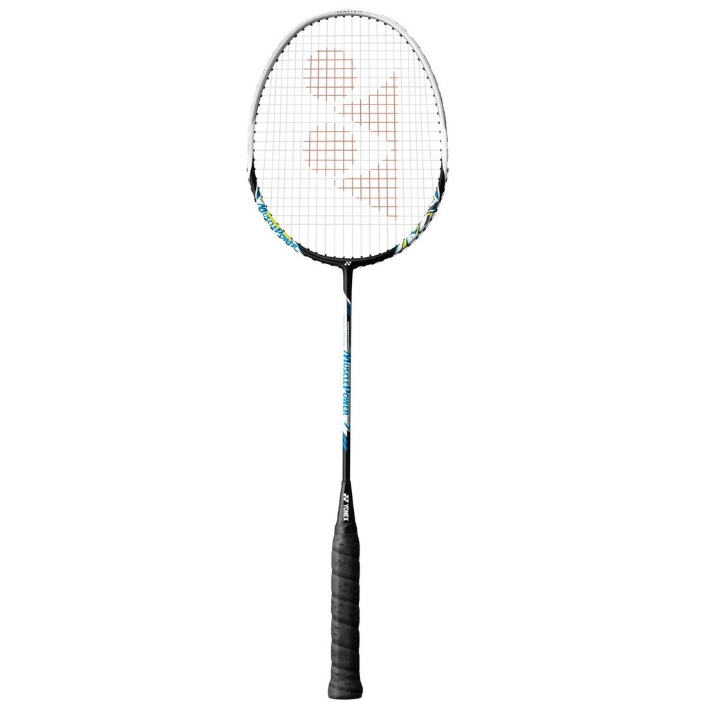 Herus Official Store-YONEX Badminton Racket Muscle Power 7 (M) Black/Silver 2UG4 +S/B-Original