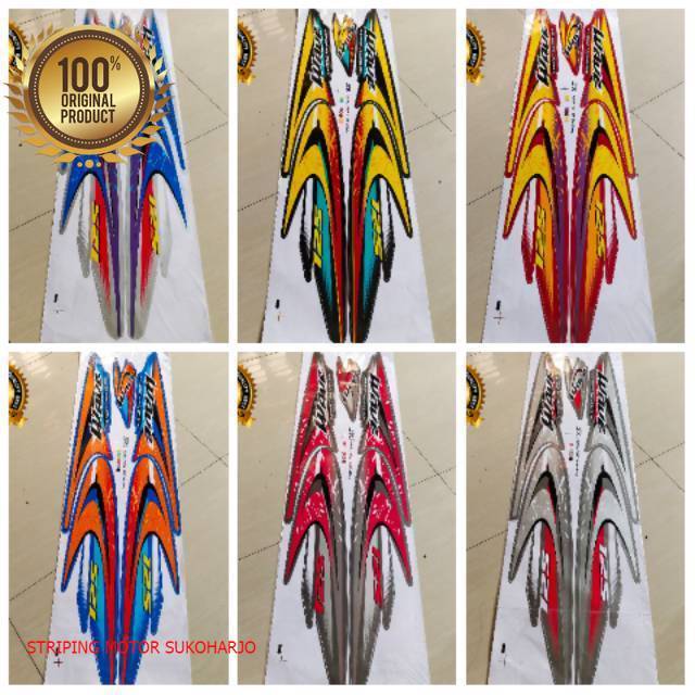 striping list body HONDA KARISMA WAVE 125 THAILAND THAILOOK MOTHAI OK