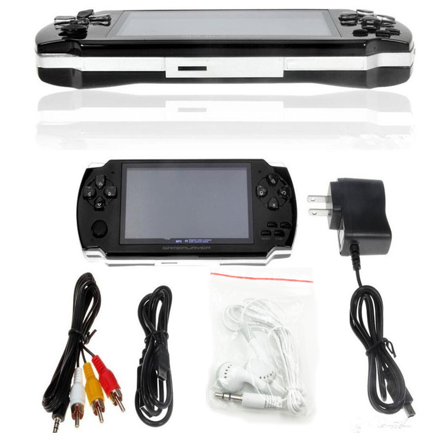 HOT Built-in 5000 games Support AV Out 4.3 Inch PMP Handheld Game Player MP3 MP4 MP5 Player Video Ca