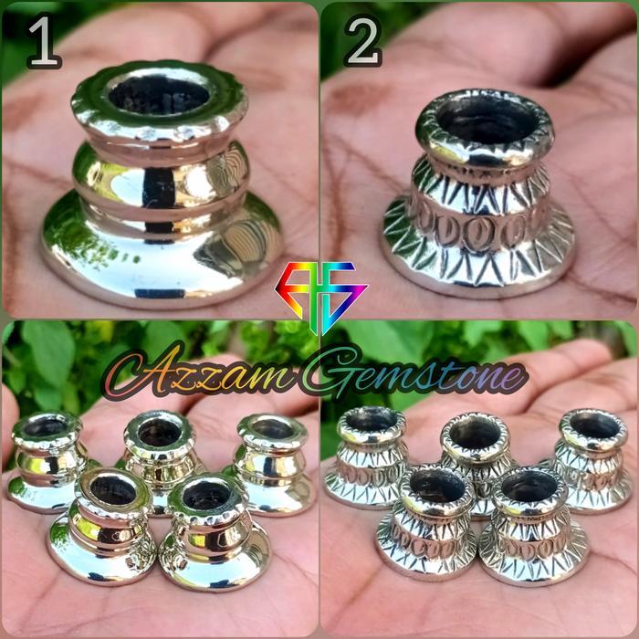 Mendak Selut Keris Betok Tombak bkn Patrem Logam Coin Putih - No.2 MJ