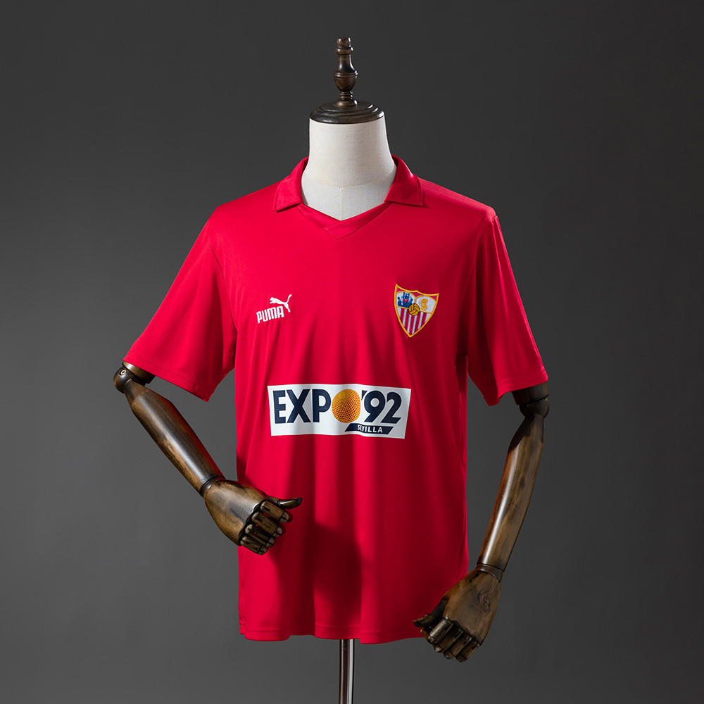 Jersey Sevilla 87/90 Away Retro T shirt pria