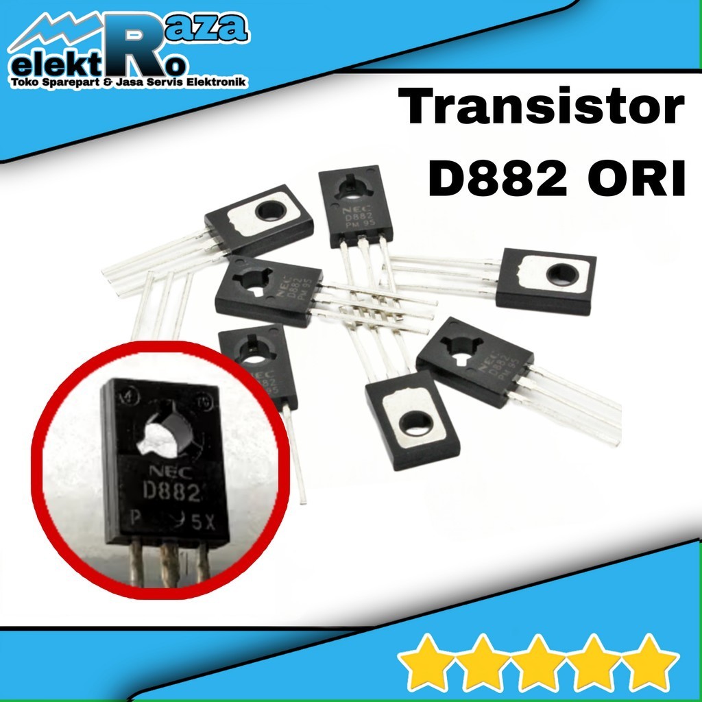 Transistor NEW UTC D882 ORIGINAL Transistor (TR) D 882 ASLI