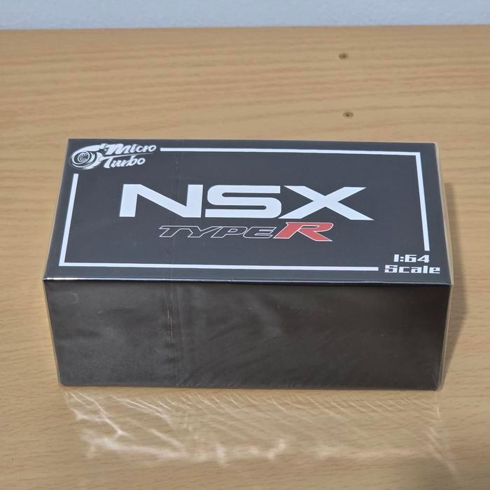 MT Model Micro Turbo Honda NSX Type R White Diecast Koleksi Mobil Mainan Mini Scale 1/64 Hot Wheels 