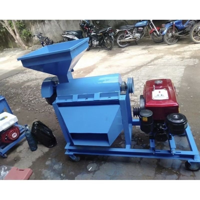 DISKON Mesin Giling Sekam Padi Jadi Tepung Lumpang RYT-863 Siap Pakai Engine Bensin Dinamo Listrik D