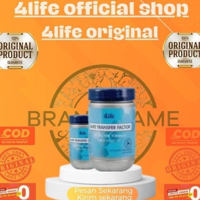 Ecer 30 kapsul 4Life Transfer Factor Tri - Factor Formula Suplemen Vitamin IMUN Daya Tahan Tubuh Ana