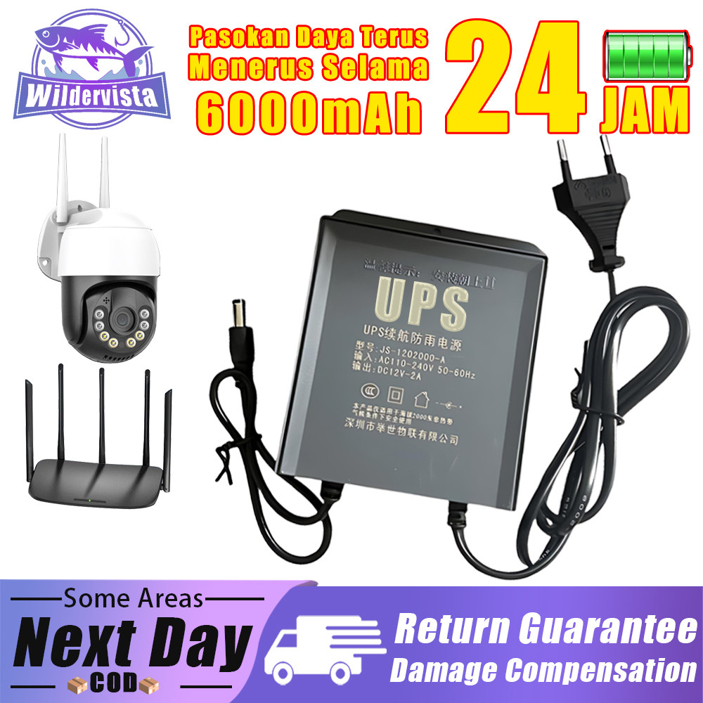 UPS Mini 12V Untuk Wifi CCTV Cadangan Baterai UPS Mini 12V Adaptor Power DC Mini UPS CCTV Untuk Rout