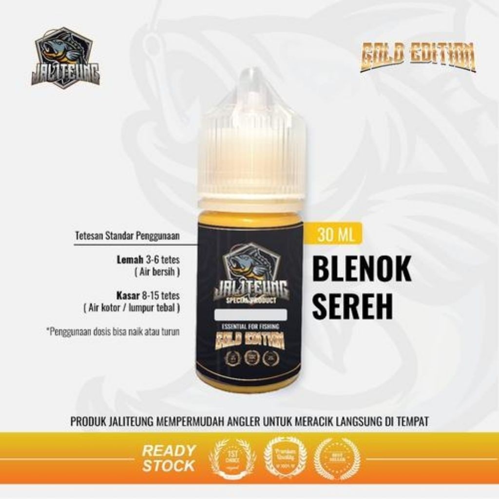 ESSEN JALITEUNG GOLD EDITION BELENOK SEREH UMPAN ESSEN TERLARIS - 15ML 30ML