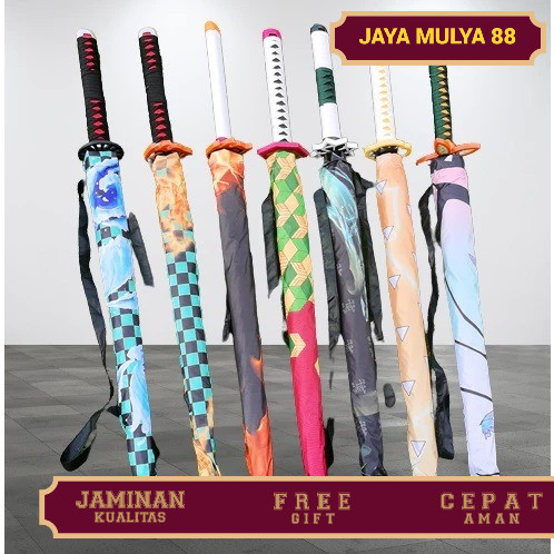 HS - PAYUNG UV MODEL DEMON SLAYER | PAYUNG TANJIRO KAMADO | PAYUNG ANIME DEMON SLAYER | PAYUNG KIMET