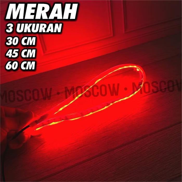 LAMPU ALIS RUNNING MOTOR LAMPU LED SEIN ALIS FLEXIBLE WATERPROOF TINGGAL TEMPEL