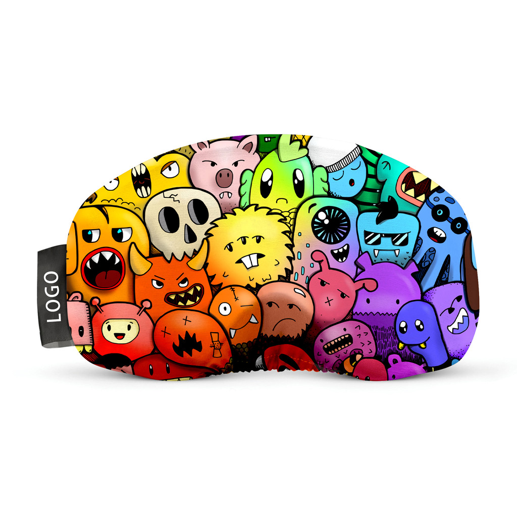 Professional Microfiber Ski Goggle Cover Custom Soft Bag Ski Goggle Protector