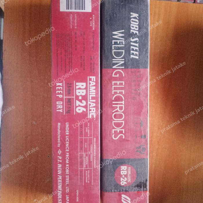 kawat las kobelco RB26 2.6MM (5KG) / RB 26 2,6mm