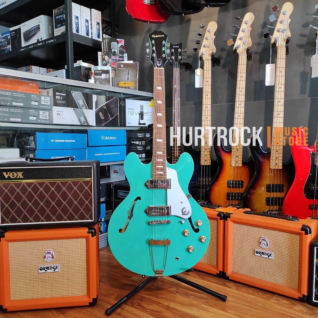 Epiphone Dot Hollow Body Electric Guitar Turquoise