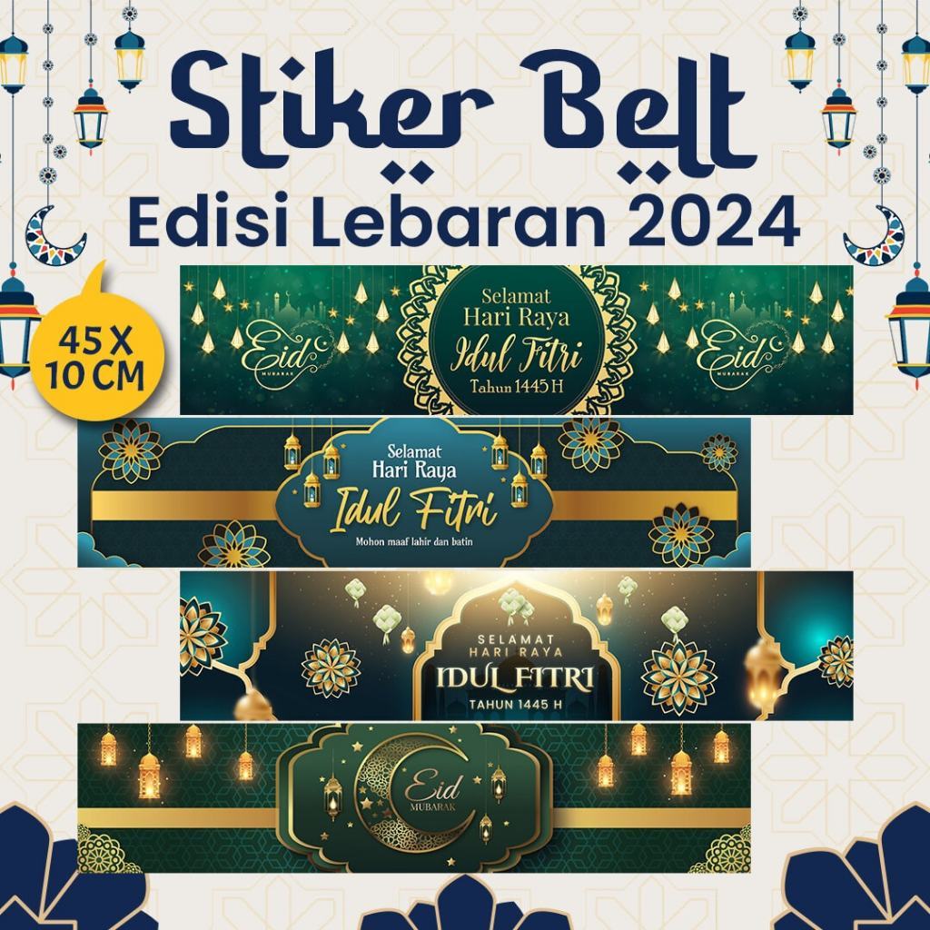 KERTAS LABEL PARCEL / STICKER BELT PARCEL EDISI IDUL FITRI 2024