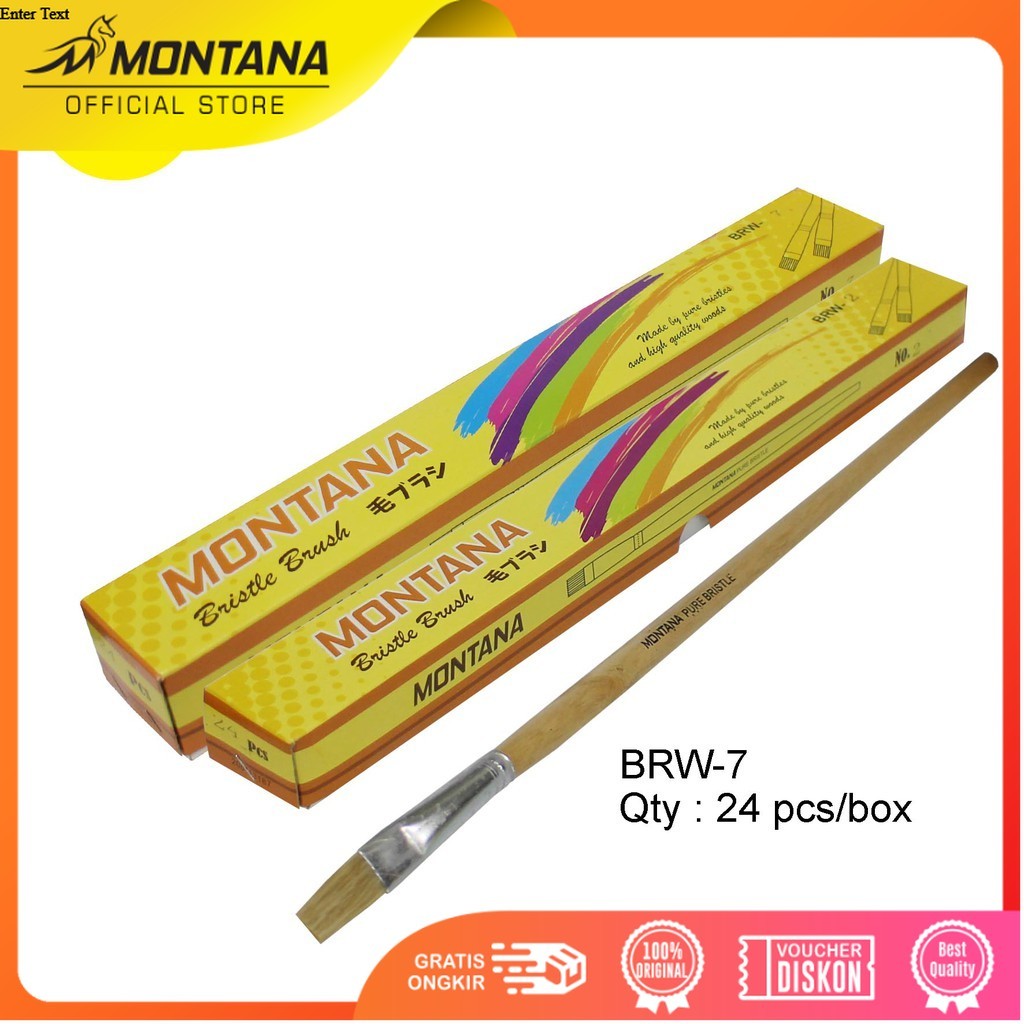MurahMurahATK Brush / Kuas Cat Air / Lukis / Acrylic Montana BRW-7